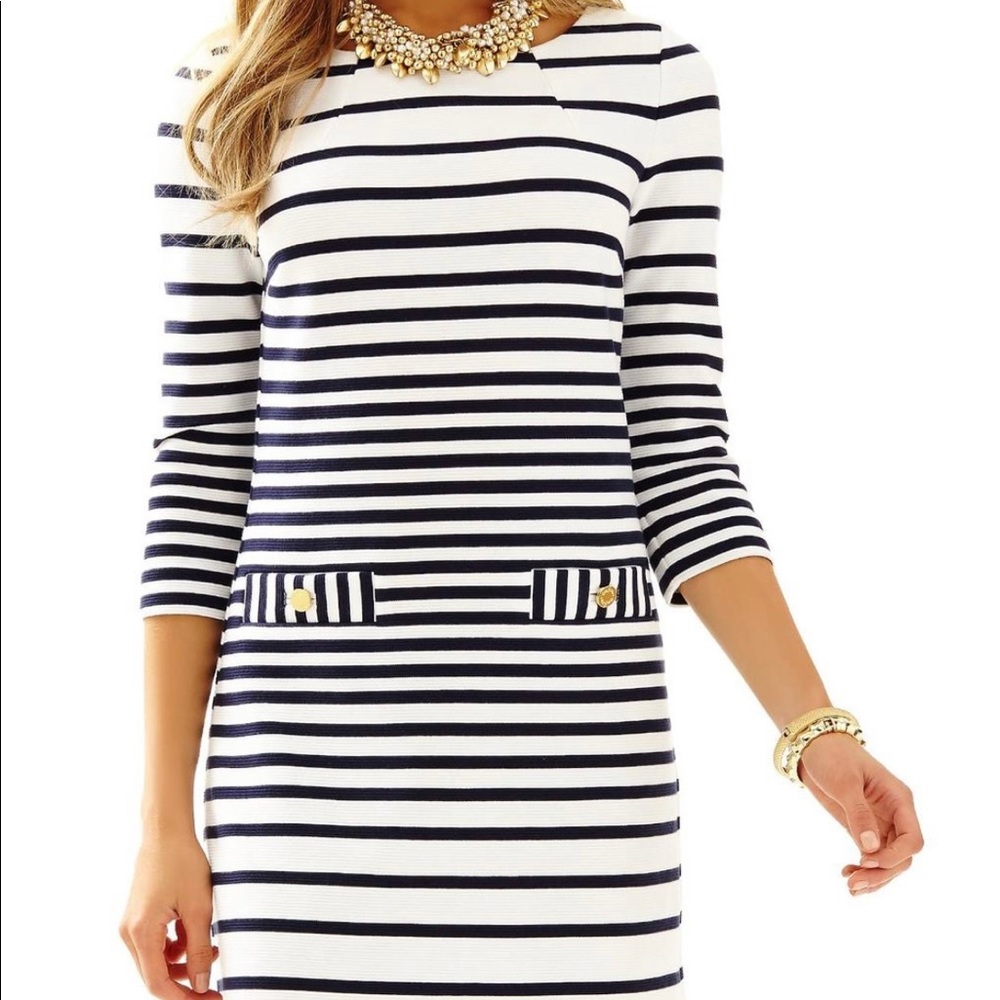 Lilly Pulitzer striped Charlene dress medium